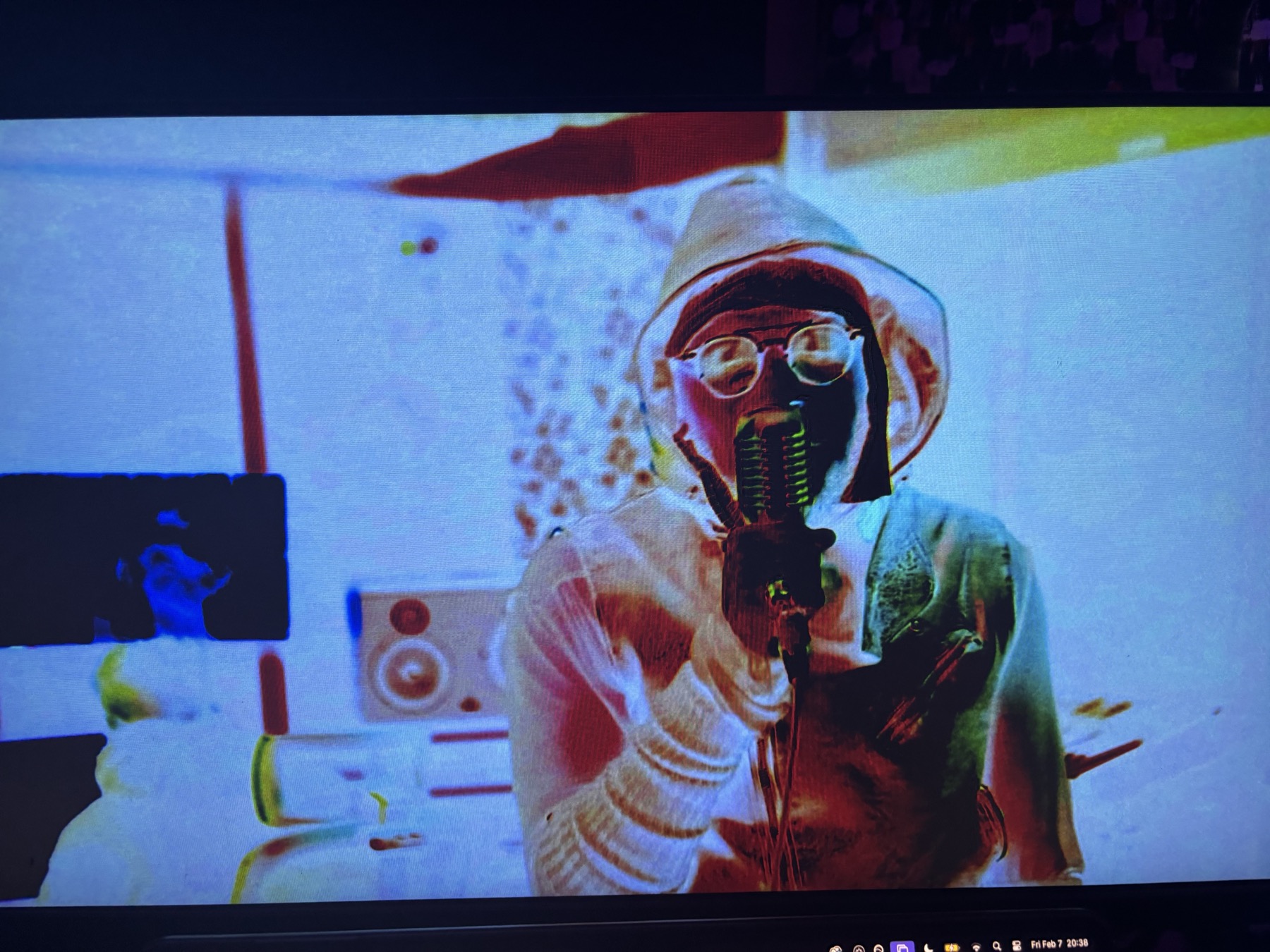 FORensics negative visual test on screen